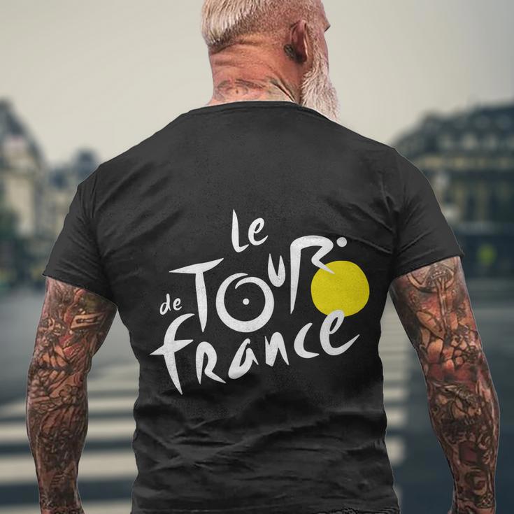 Le De Tour France New Tshirt Men's Crewneck Short Sleeve Back Print T-shirt Gifts for Old Men