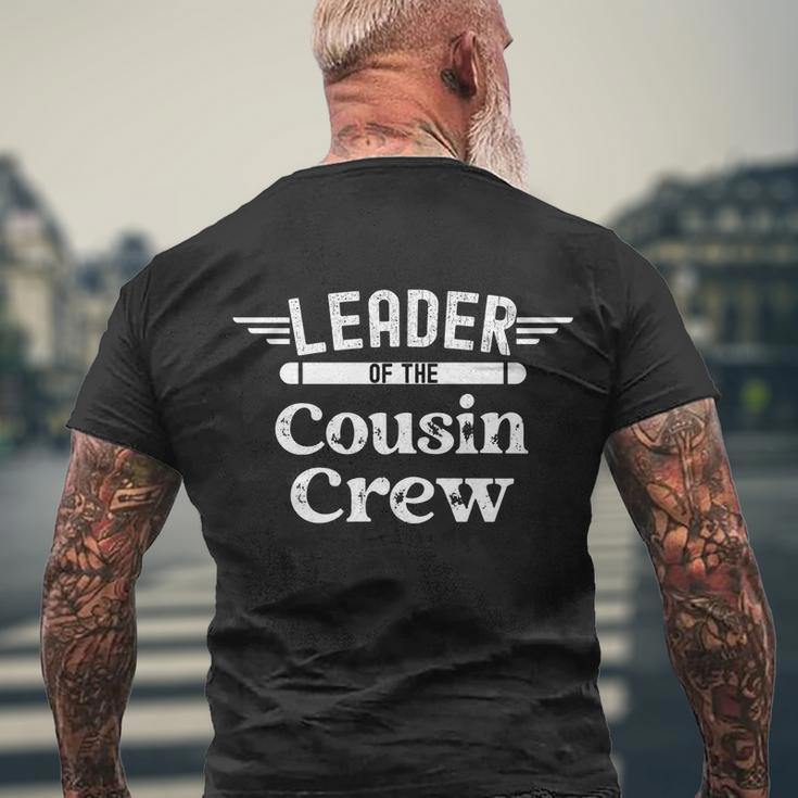 Leader Of The Cousin Crew Cool Gift Men's Crewneck Short Sleeve Back Print T-shirt Gifts for Old Men