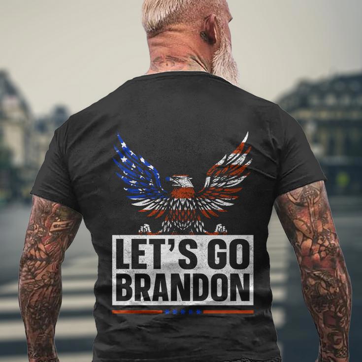 Lets Go Brandon Lets Go Brandon Lets Go Brandon Lets Go Brandon Tshirt Men's Crewneck Short Sleeve Back Print T-shirt Gifts for Old Men