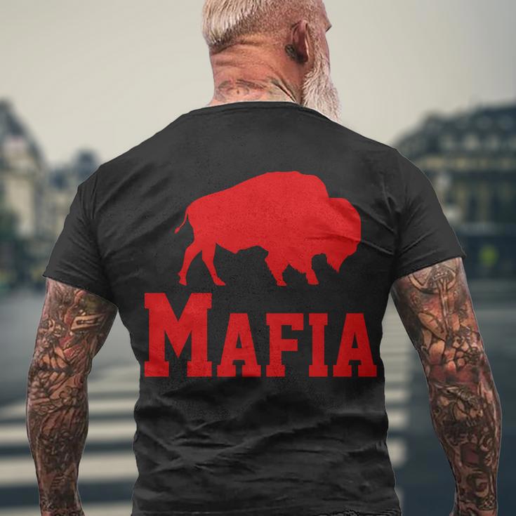 Mafia Buffalo Fan Tshirt Men's Crewneck Short Sleeve Back Print T-shirt Gifts for Old Men