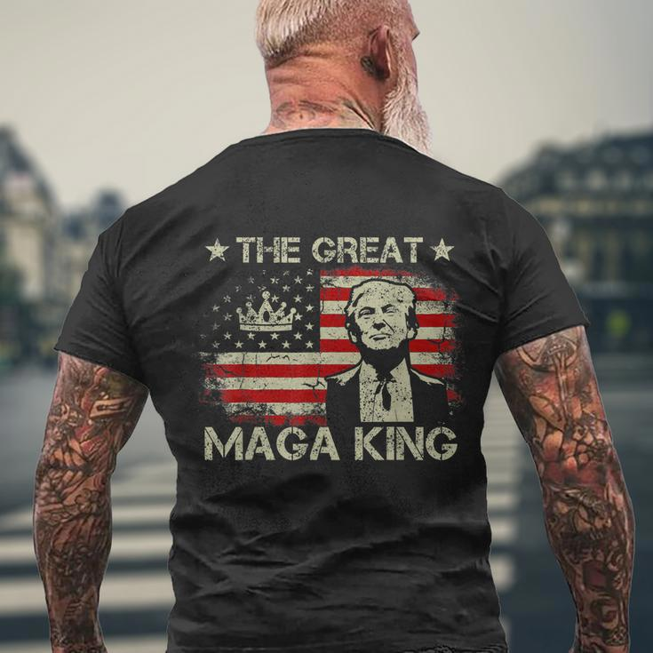 Maga King The Great Maga King Ultra Maga Tshirt V2 Men's Crewneck Short Sleeve Back Print T-shirt Gifts for Old Men