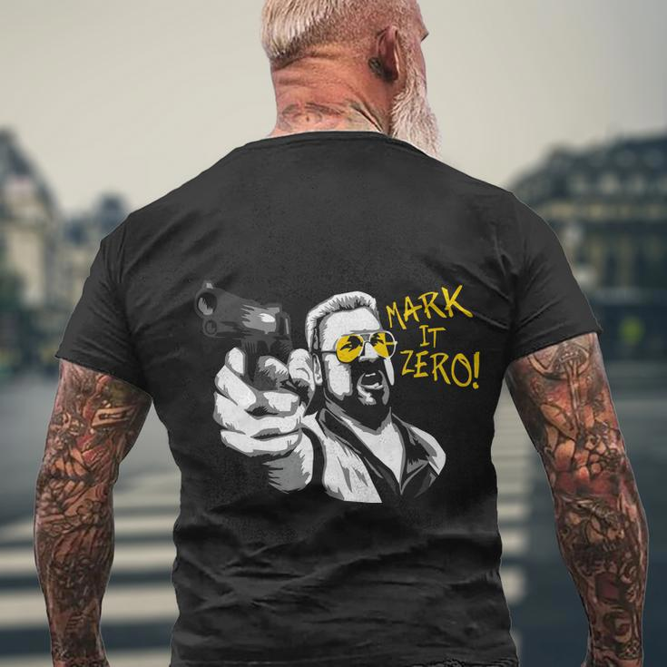 Mark It Zero Men's Crewneck Short Sleeve Back Print T-shirt Gifts for Old Men