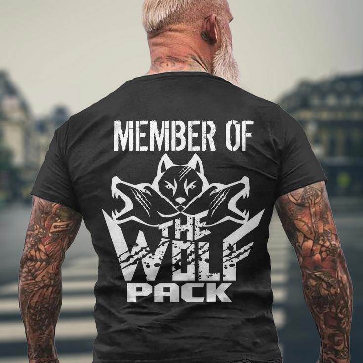Member Of The Wolf Pack Tshirt Men's Crewneck Short Sleeve Back Print T-shirt Gifts for Old Men