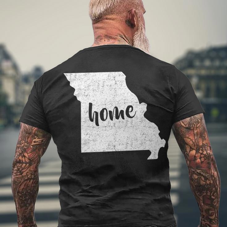 Missouri Home State Men's Crewneck Short Sleeve Back Print T-shirt Gifts for Old Men