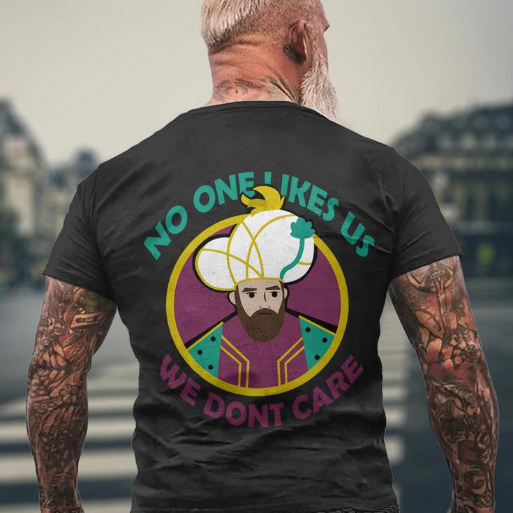No One Likes Us We Dont Care Philadelphia Tshirt Men's Crewneck Short Sleeve Back Print T-shirt Gifts for Old Men