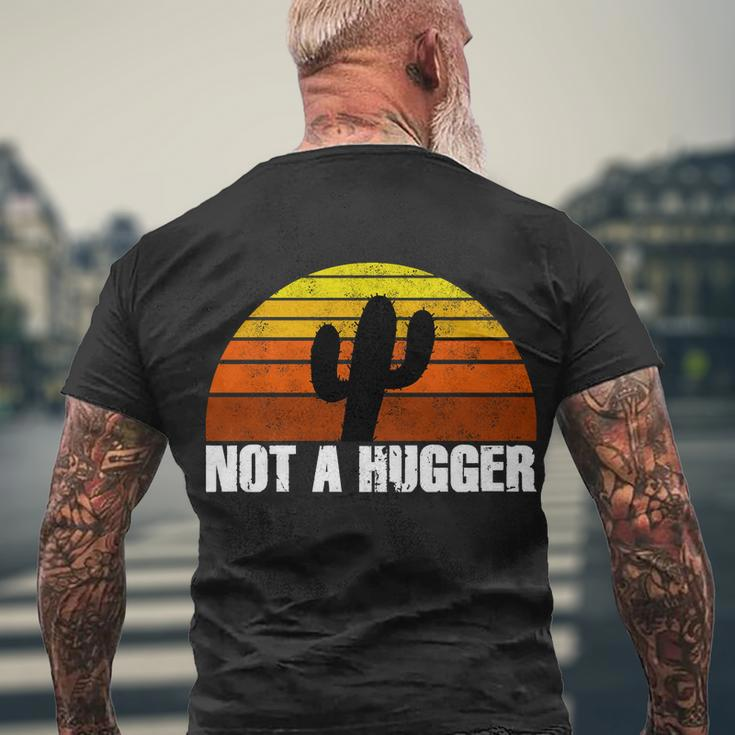 Not A Hugger Men's Crewneck Short Sleeve Back Print T-shirt Gifts for Old Men