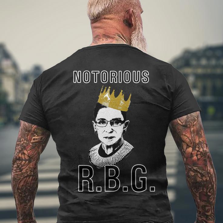 Notorious Rbg Ruth Bader Ginsburg Tshirt Men's Crewneck Short Sleeve Back Print T-shirt Gifts for Old Men