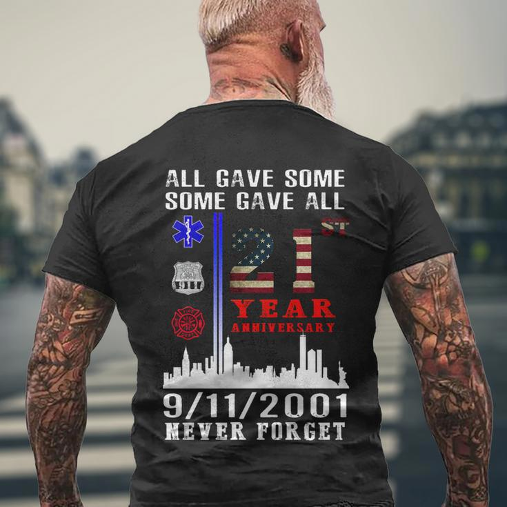Patriot Day 911 We Will Never Forget Tshirtall Gave Some Some Gave All Patriot V2 Men's T-shirt Back Print Gifts for Old Men