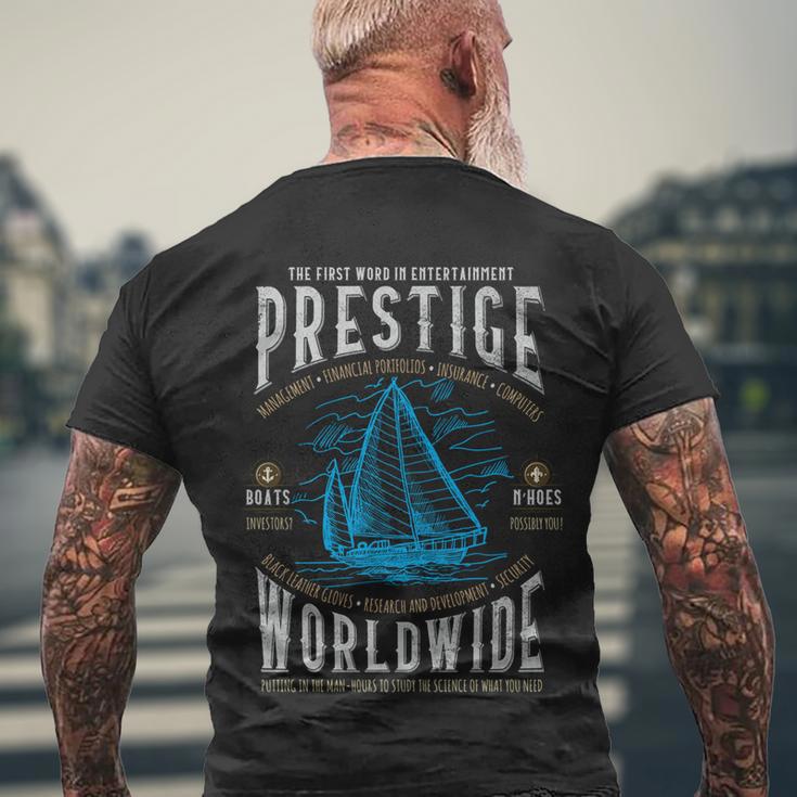 Prestige Worldwide Funny Step Brothers Boats Graphic Funny Gift Men's Crewneck Short Sleeve Back Print T-shirt Gifts for Old Men