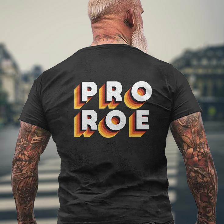 Pro Roe V Wade Feminist Womens Rights Men's Crewneck Short Sleeve Back Print T-shirt Gifts for Old Men