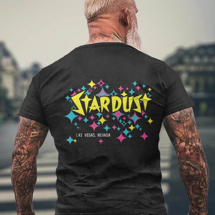 Stardust Hotel Casino Vintage Sign Retro Las Vegas Men's Crewneck Short Sleeve Back Print T-shirt Gifts for Old Men