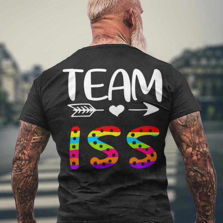 Team Iss - Iss Teacher Back To School Men's T-shirt Back Print Gifts for Old Men