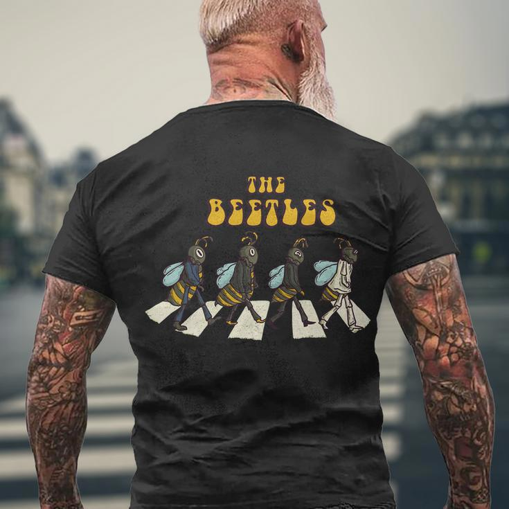 The Beetles Parody Tshirt Men's Crewneck Short Sleeve Back Print T-shirt Gifts for Old Men