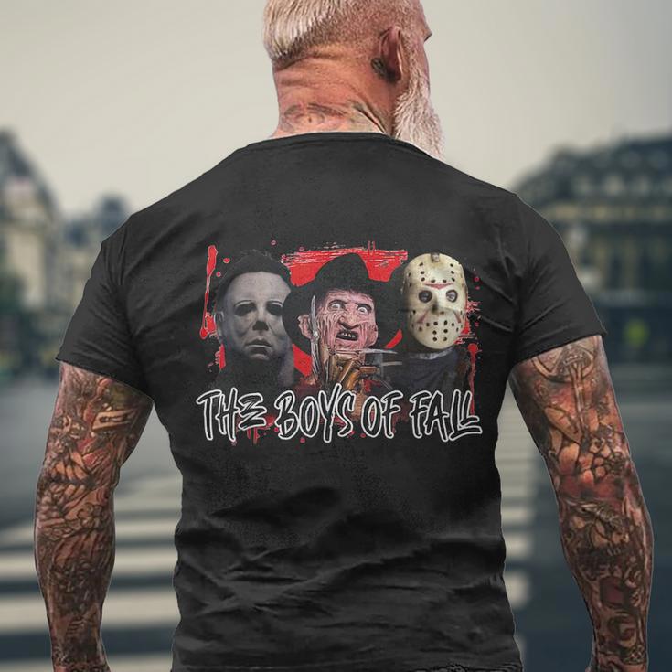 The Boys Of Fall Horror Movies Novelty Graphic Men's Crewneck Short Sleeve Back Print T-shirt Gifts for Old Men