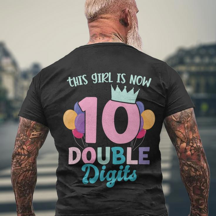 This Girl Is Now 10 Double Digits Gift Men's Crewneck Short Sleeve Back Print T-shirt Gifts for Old Men