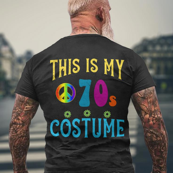 This Is My 70S Costume Tshirt Men's Crewneck Short Sleeve Back Print T-shirt Gifts for Old Men