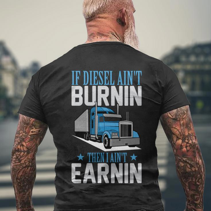 Truck Driver Funny Trucker Semicute Gifttrailer Truck Gift Men's Crewneck Short Sleeve Back Print T-shirt Gifts for Old Men