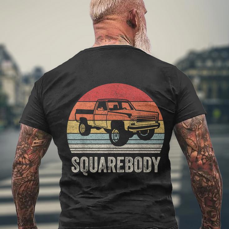 Vintage Retro Classic Square Body Squarebody Truck Tshirt Men's Crewneck Short Sleeve Back Print T-shirt Gifts for Old Men