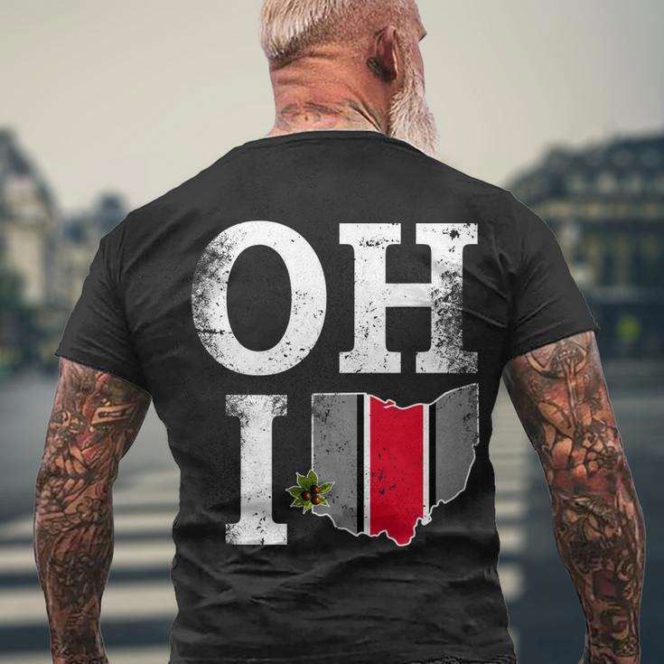 Vintage State Of Ohio V2 Men's Crewneck Short Sleeve Back Print T-shirt Gifts for Old Men