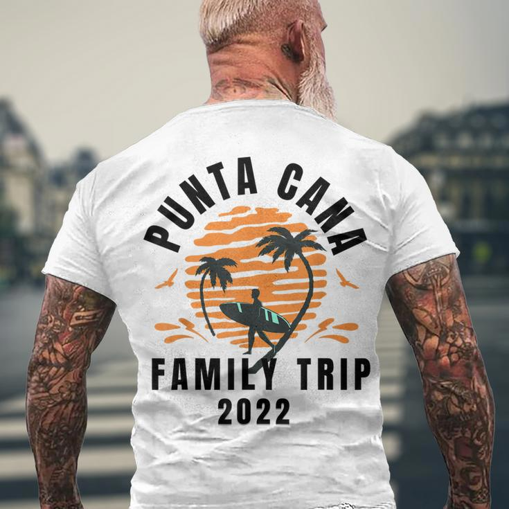 Punta Cana Family Vacation 2022 Matching Dominican Republic V3 Men's T-shirt Back Print Gifts for Old Men