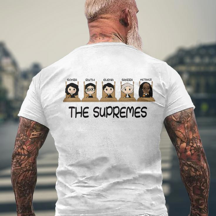 The Supremes Ketanji Brown Jackson Rbg Sotomayor Cute Tshirt Men's Crewneck Short Sleeve Back Print T-shirt Gifts for Old Men