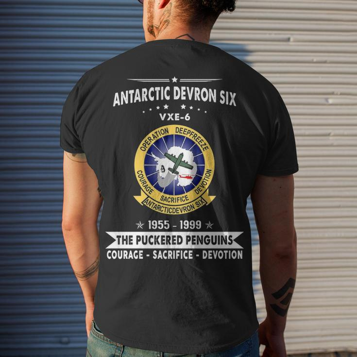 Antarctic Devron Six Vxe 6 Antarctic Development Squadron Men's Crewneck Short Sleeve Back Print T-shirt Funny Gifts