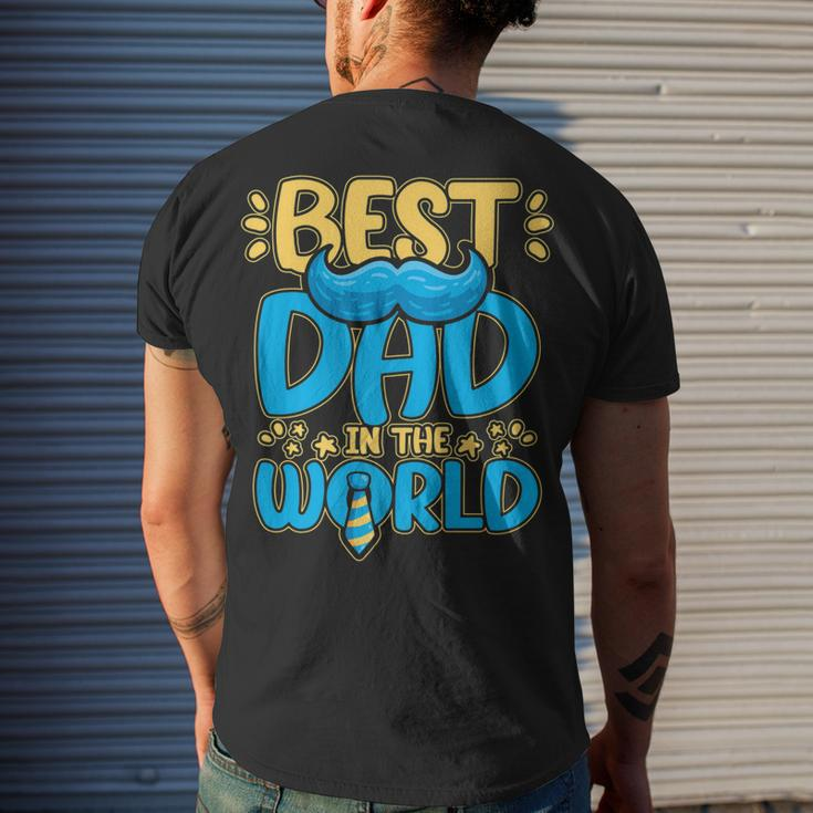 Best Dad In The World For A Dad Men's T-shirt Back Print Gifts for Him