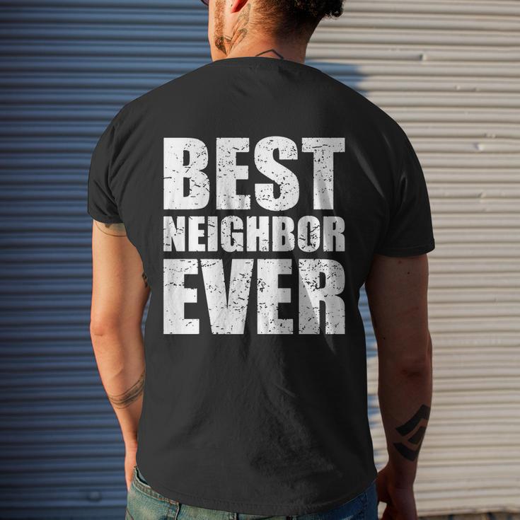 Best Neighbor Men's Crewneck Short Sleeve Back Print T-shirt Funny Gifts