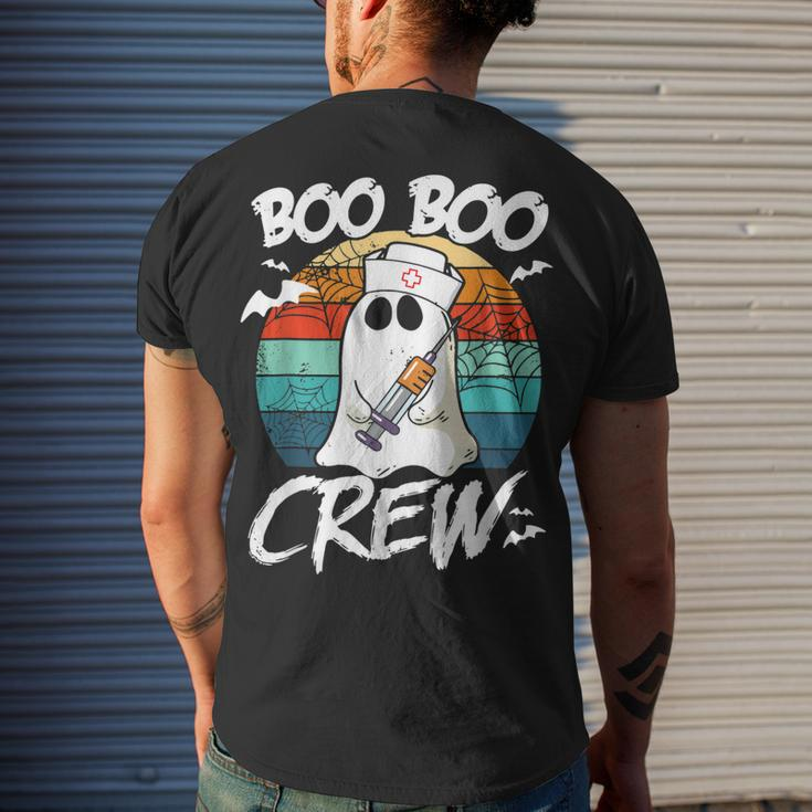 Boo Boo Crew Nurse Ghost Women Halloween Nurse V2 Men's T-shirt Back Print Gifts for Him