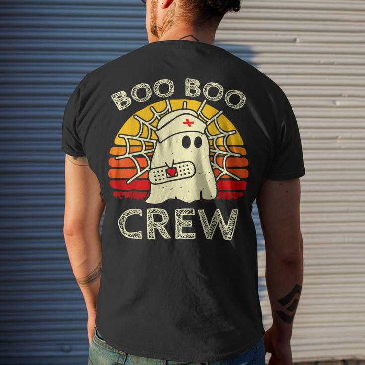 Boo Boo Crew Nurse Ghost Halloween Nurse V3 Men's T-shirt Back Print Gifts for Him