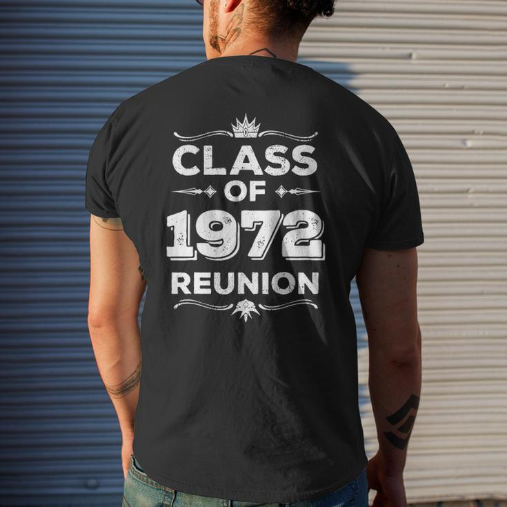 Class Of 1972 Reunion Class Of 72 Reunion 1972 Class Reunion Men's Back Print T-shirt Gifts for Him