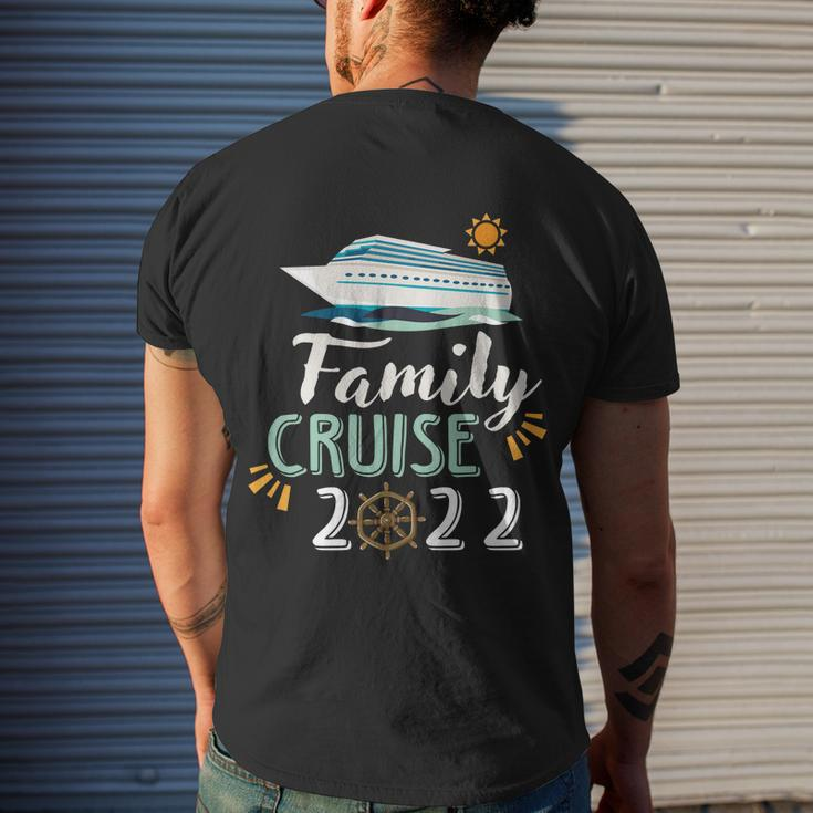Family Cruise 2022 Cruise Boat Trip Matching 2022 Men's T-shirt Back Print Gifts for Him