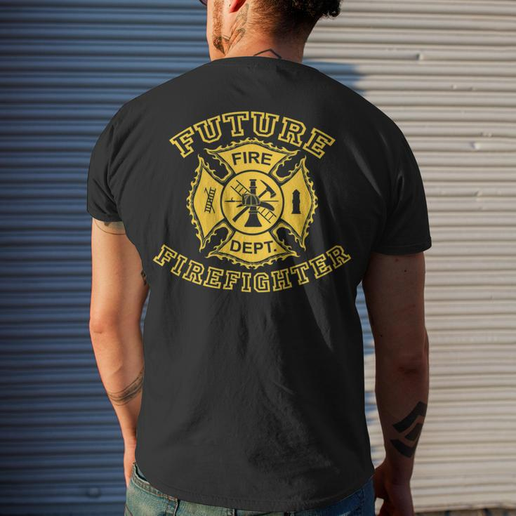 Firefighter Future Firefighter Men's T-shirt Back Print Gifts for Him