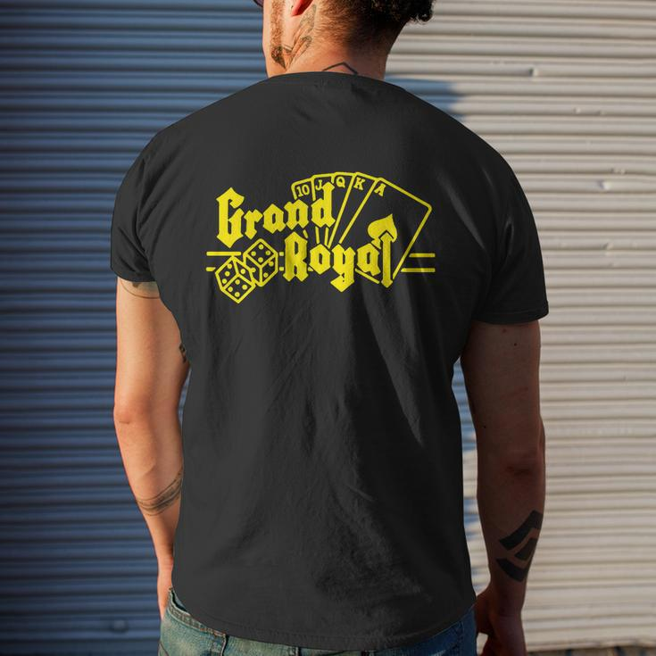 Grand Royal Record Label Men's Crewneck Short Sleeve Back Print T-shirt Funny Gifts