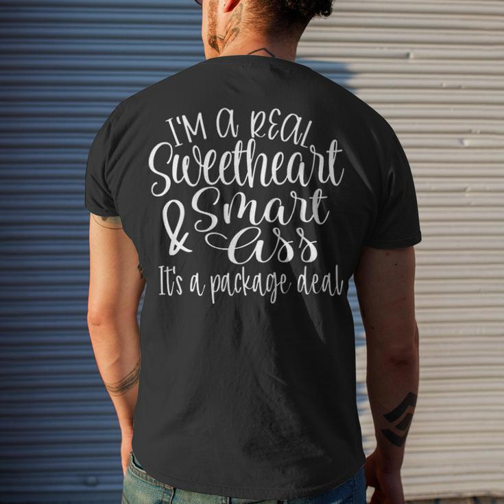 Im A Real Sweetheart Men's Crewneck Short Sleeve Back Print T-shirt Gifts for Him