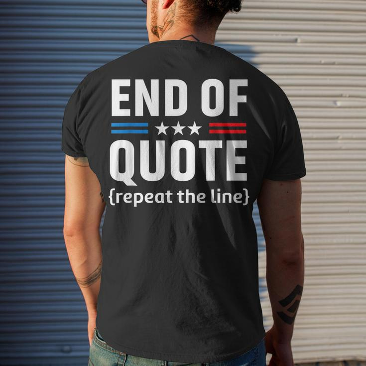 Joe End Of Quote Repeat The Line V2 Men's T-shirt Back Print Gifts for Him