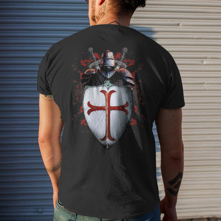 Knights TemplarShirt - The Brave Knights The Warrior Of God Men's T-shirt Back Print Gifts for Him