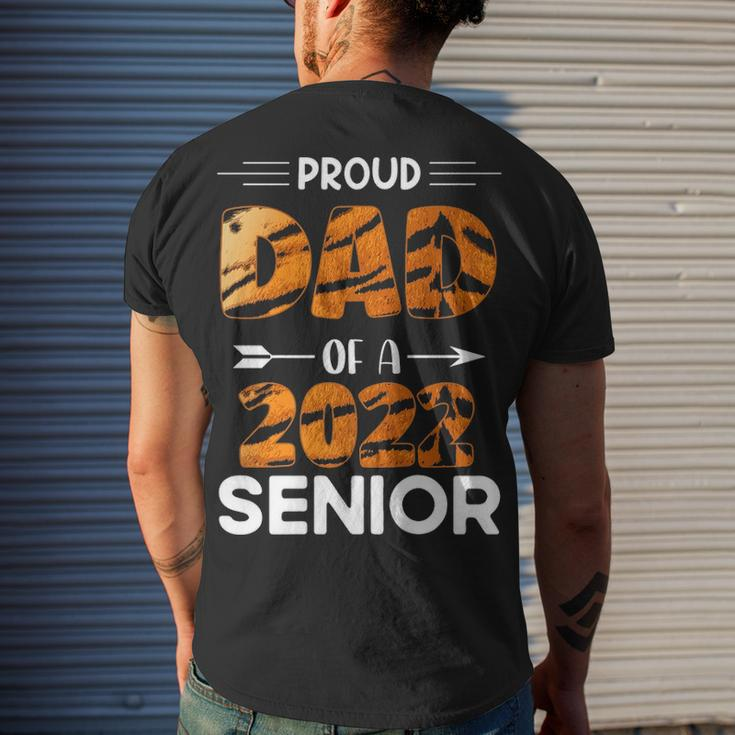 Proud Dad Of A 2022 Senior Tiger Print Men's T-shirt Back Print Gifts for Him