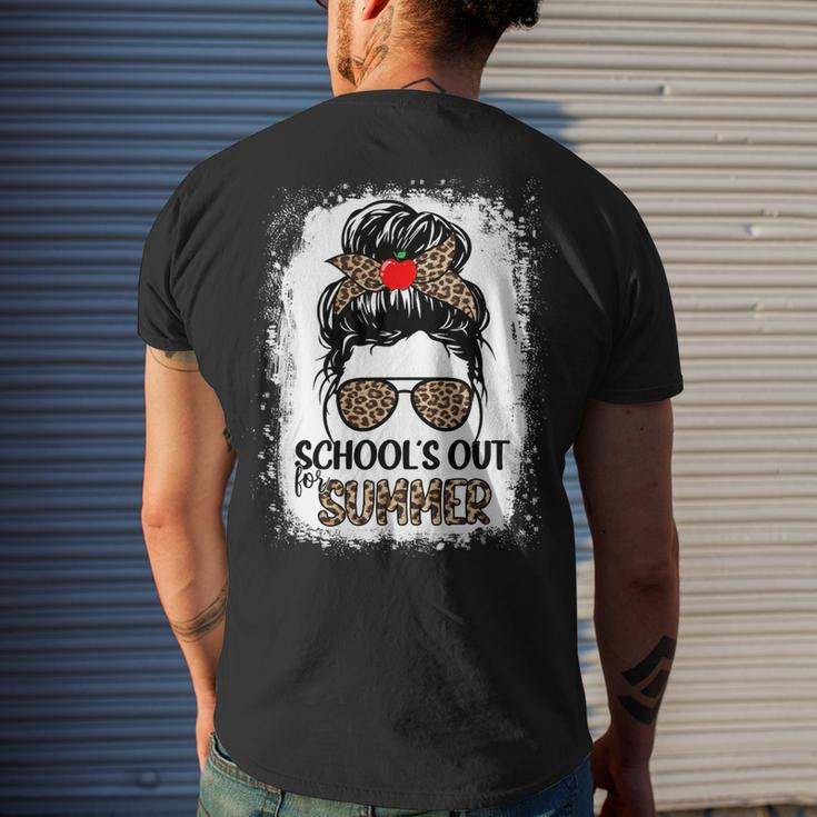 Teacher End Of Year Shirt Schools Out For Summer Last Day Men's T-shirt Back Print Gifts for Him