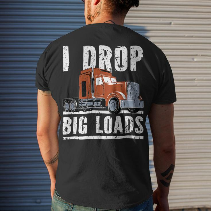 Trucker Trucker Accessories For Truck Driver Diesel Lover Trucker_ V2 Men's T-shirt Back Print Gifts for Him