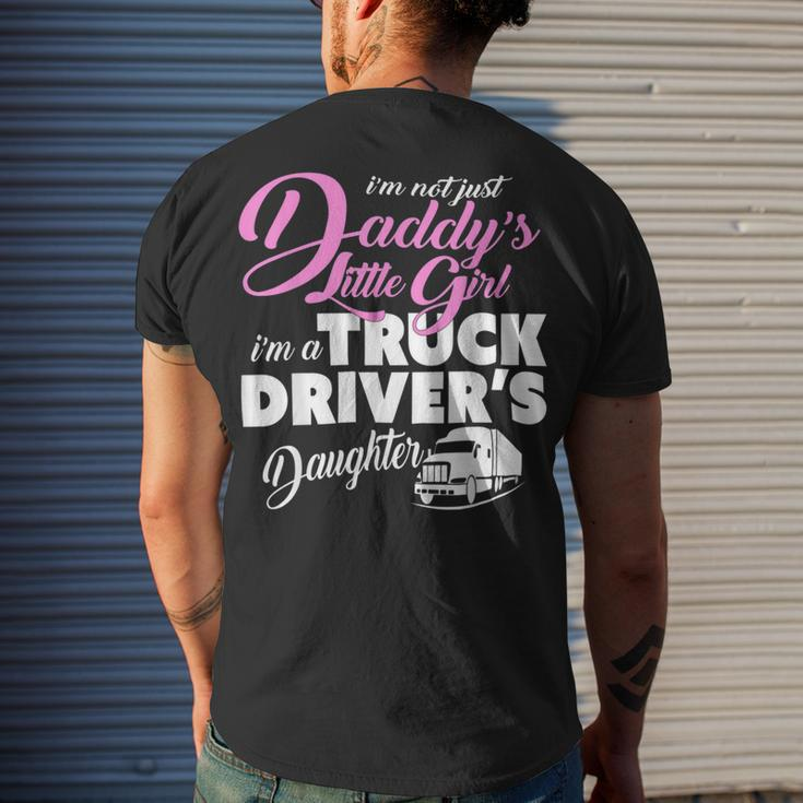 Trucker Trucker Shirts For Children Truck Drivers DaughterShirt Men's T-shirt Back Print Gifts for Him