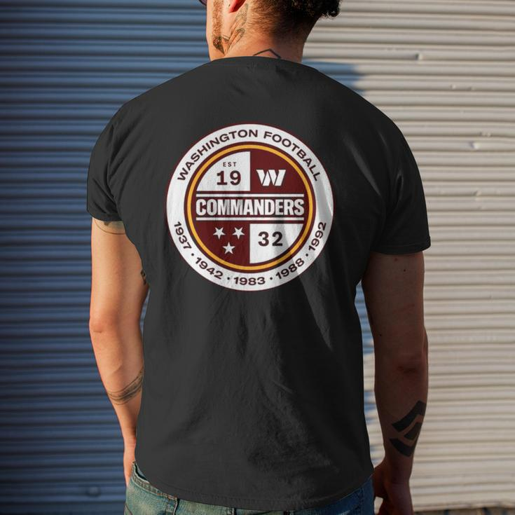 Washington Commanders Football Lovers Men's Back Print T-shirt Gifts for Him