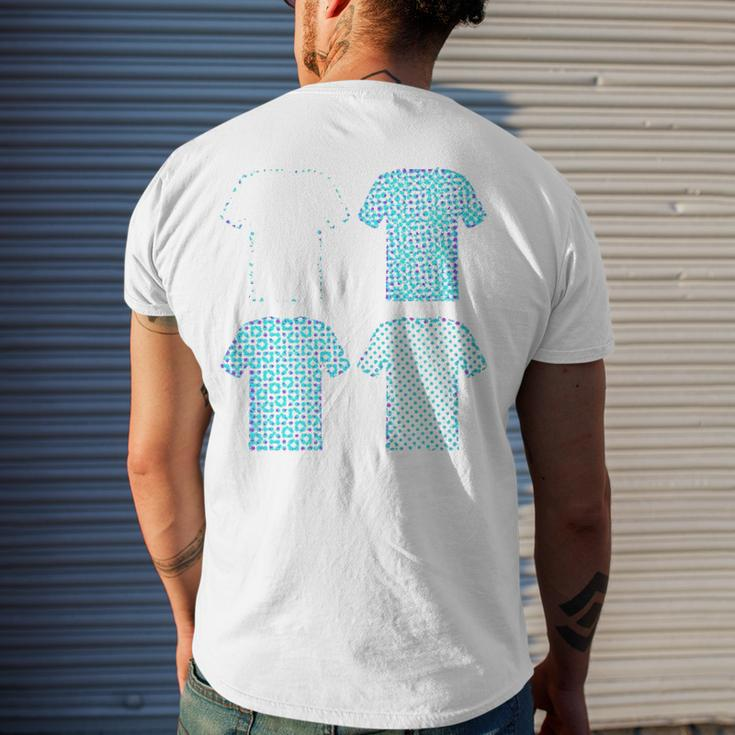 The Tee Tees In A Pod Original Men's Back Print T-shirt Gifts for Him