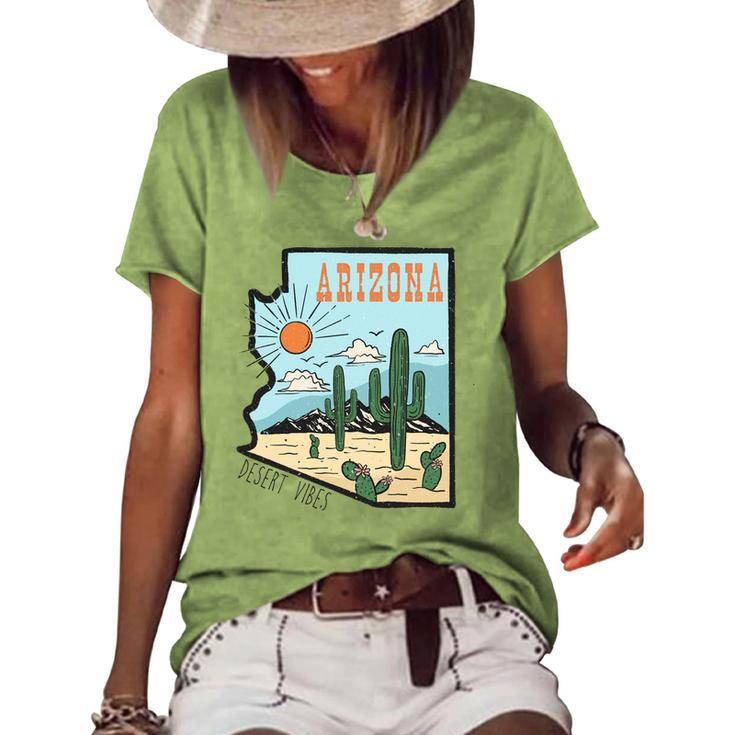 Arizona Desert Vibes Boho Vintage Women's Loose T-shirt