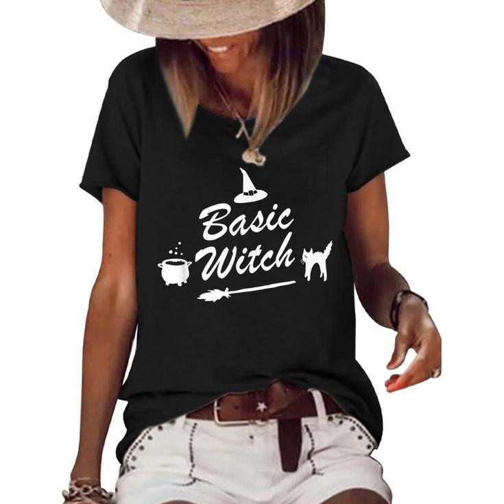 Basic Witch - Easy Halloween Costume  Women's Short Sleeve Loose T-shirt