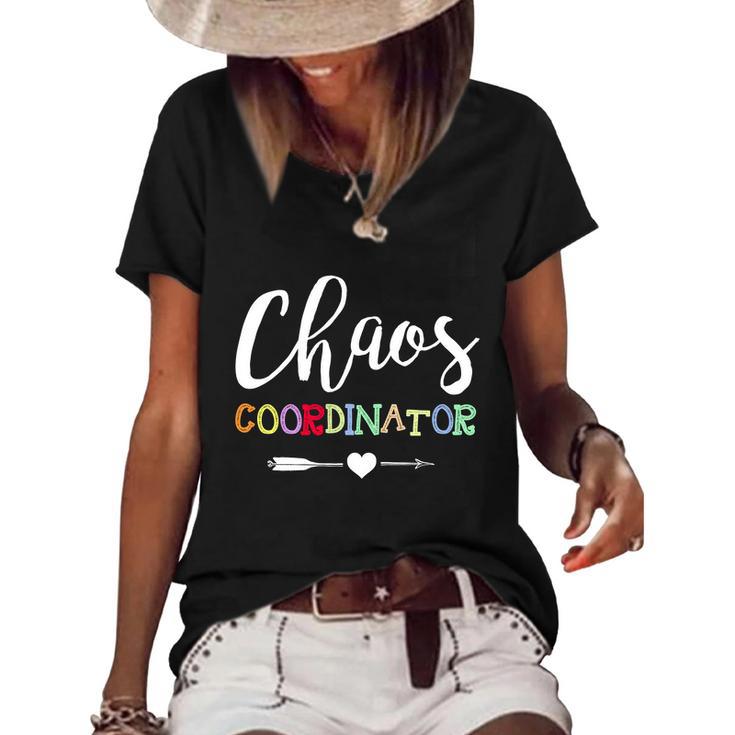 Chaos Coordinator Gift For A Mischief Ager Gift Women's Short Sleeve Loose T-shirt