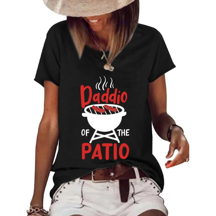 Fathers Day Dad Daddy Father Bbq Grilling Great Gift Graphic Design Printed Casual Daily Basic Women's Short Sleeve Loose T-shirt