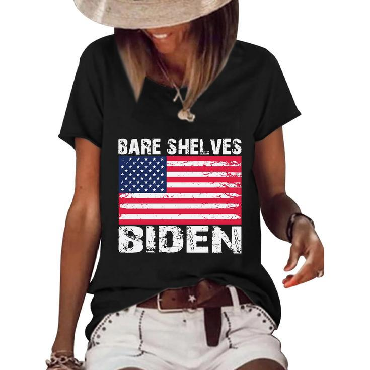 Funny Anti Biden Dementia Biden Fjb Biden Chant Trump Supporter Dementia B Women's Short Sleeve Loose T-shirt