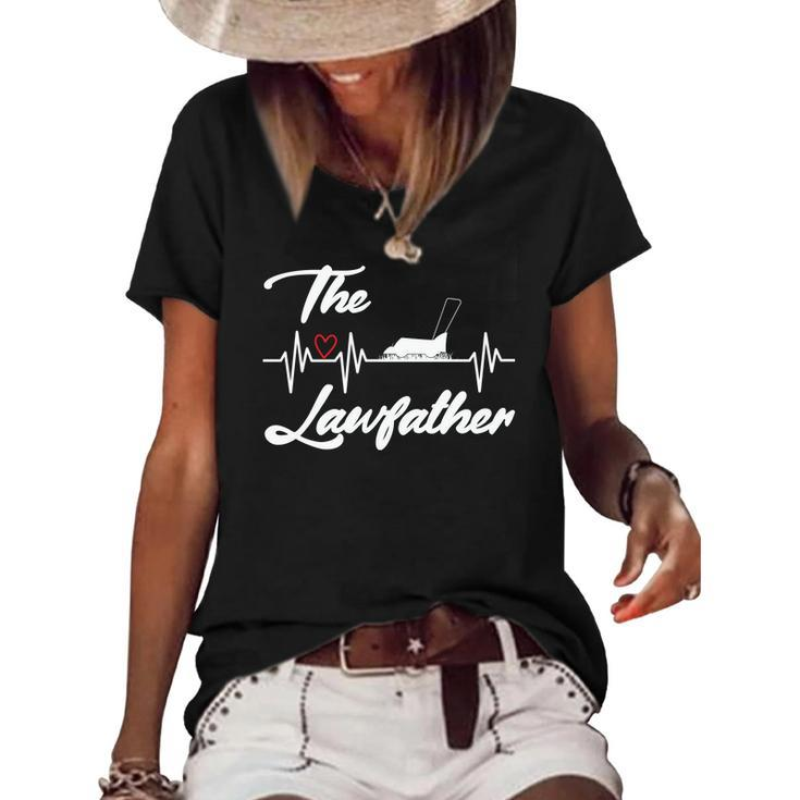 Gardening The Lawfather Landscape Idea Gift Women's Short Sleeve Loose T-shirt