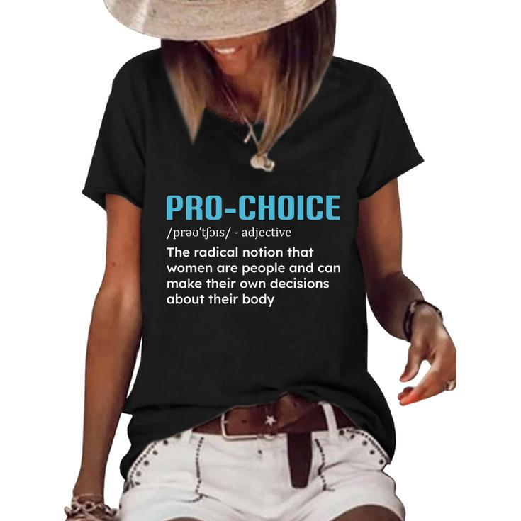 I Am Pro Choice V2 Women's Short Sleeve Loose T-shirt